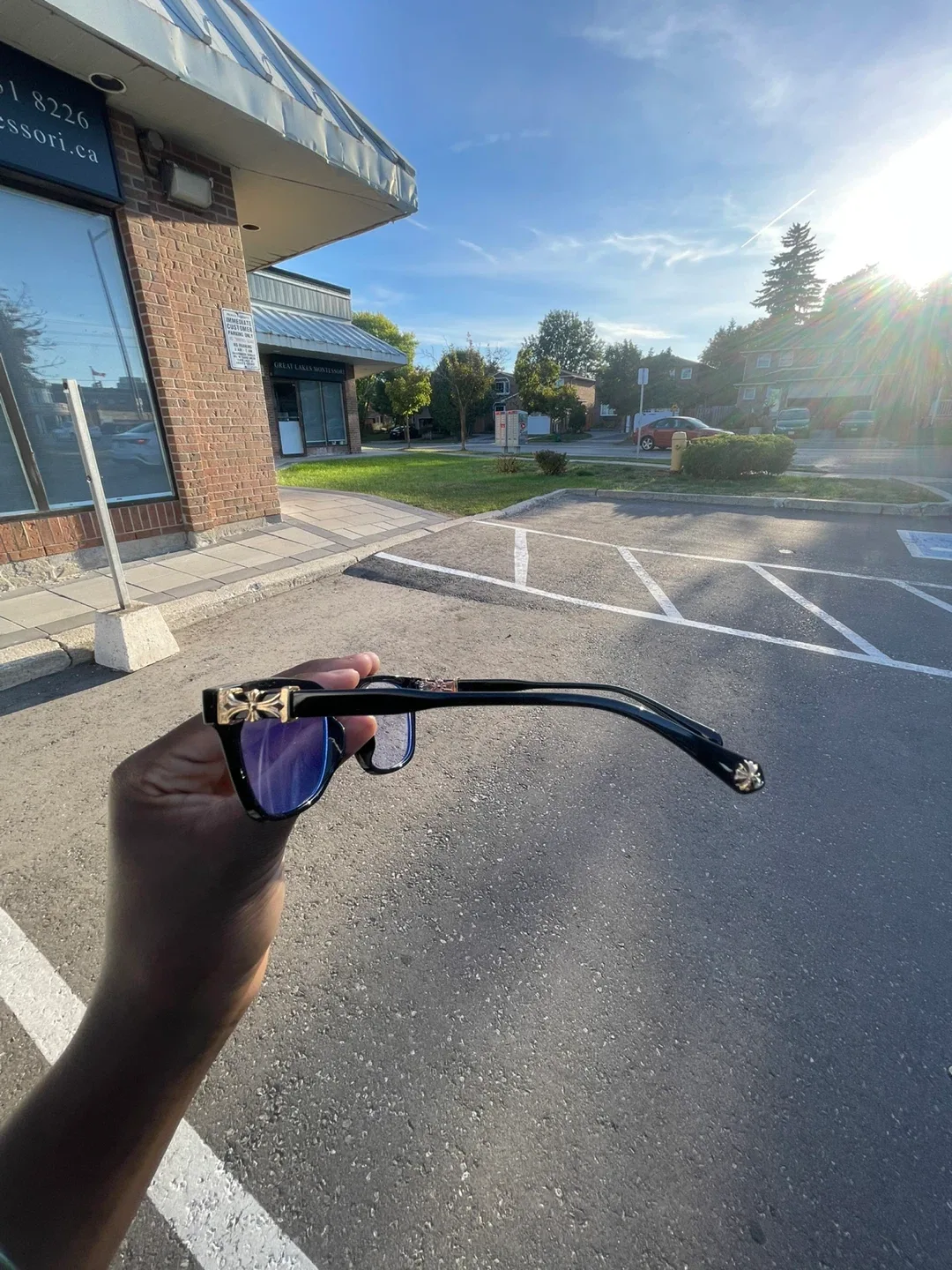 Chrome heart glasses image indicator(4)