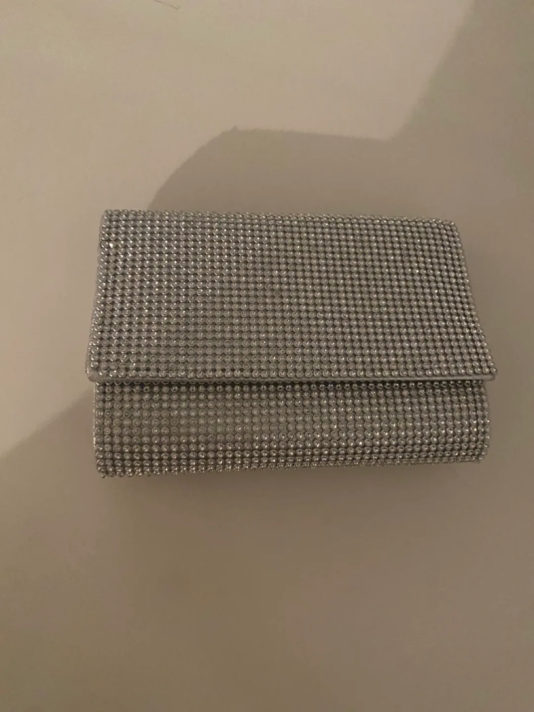 Silver Rhinestone Clutch thumbnail