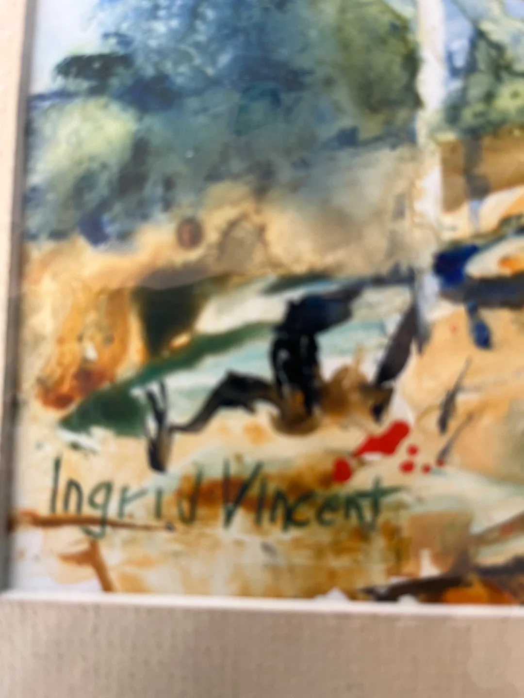 Art-Original Art- Ingrid Vincent Watercolour Painting image indicator(6)