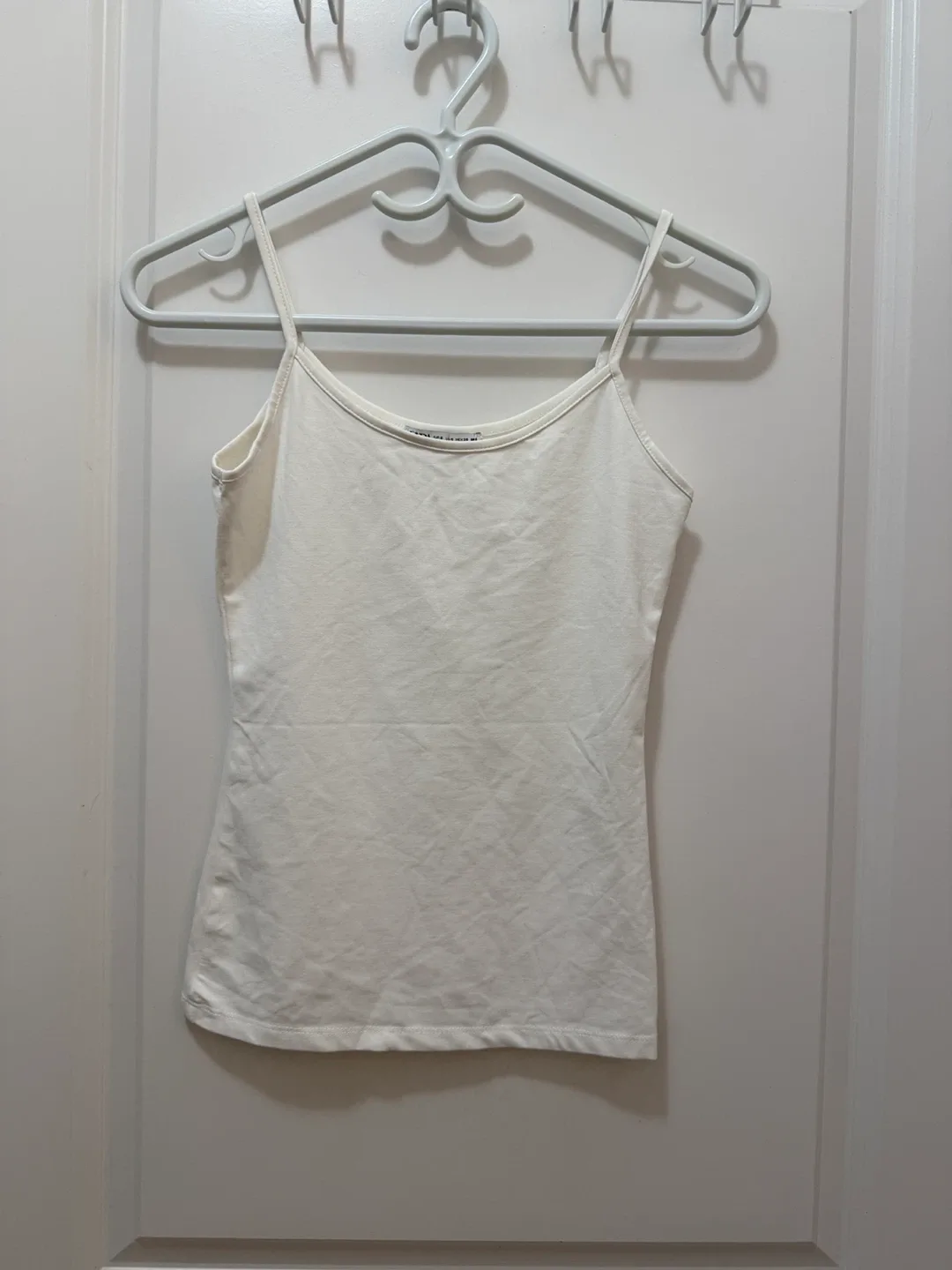 Zara White Tank Top - Size S thumbnail