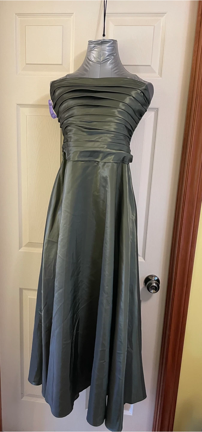 Scott McClintock Strapless Dress in Olive