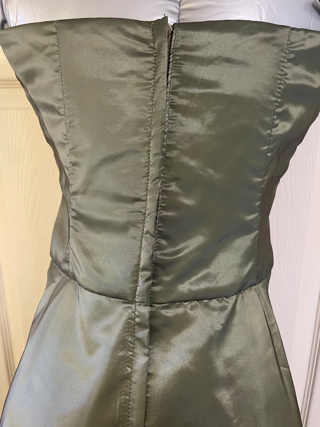 Scott McClintock Strapless Dress in Olive - photo 4