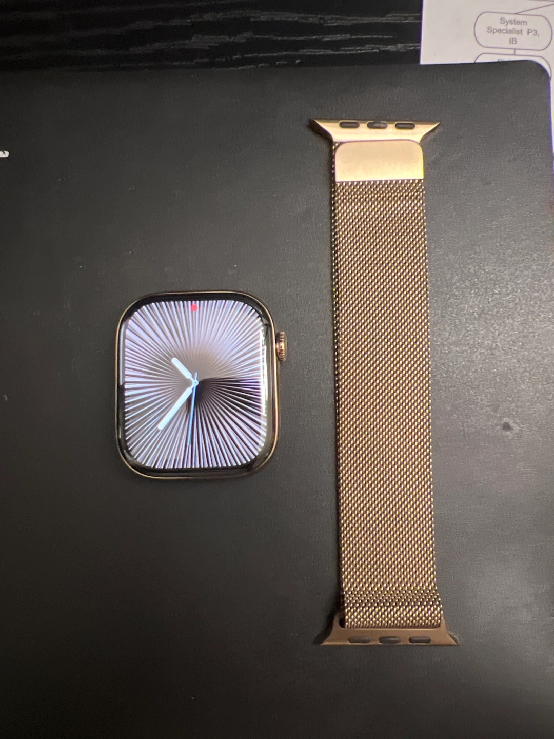 Apple Watch Series 10 gold Titanium 46mm