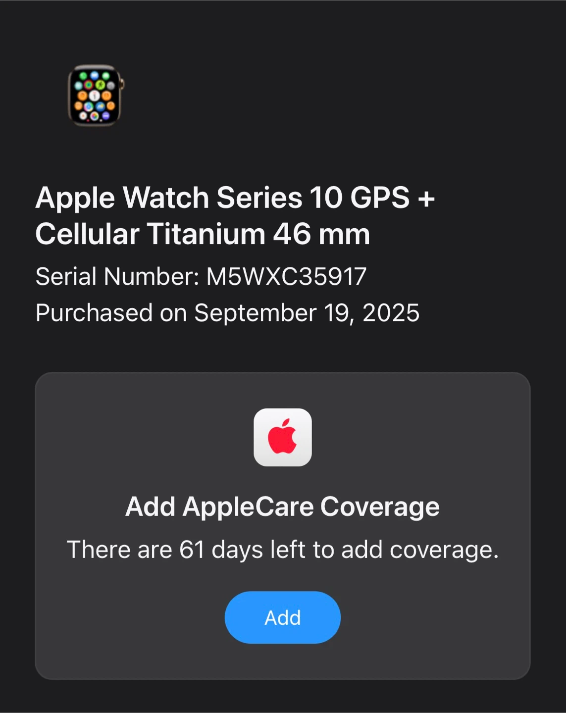 Apple Watch Series 10 gold Titanium 46mm - photo 2