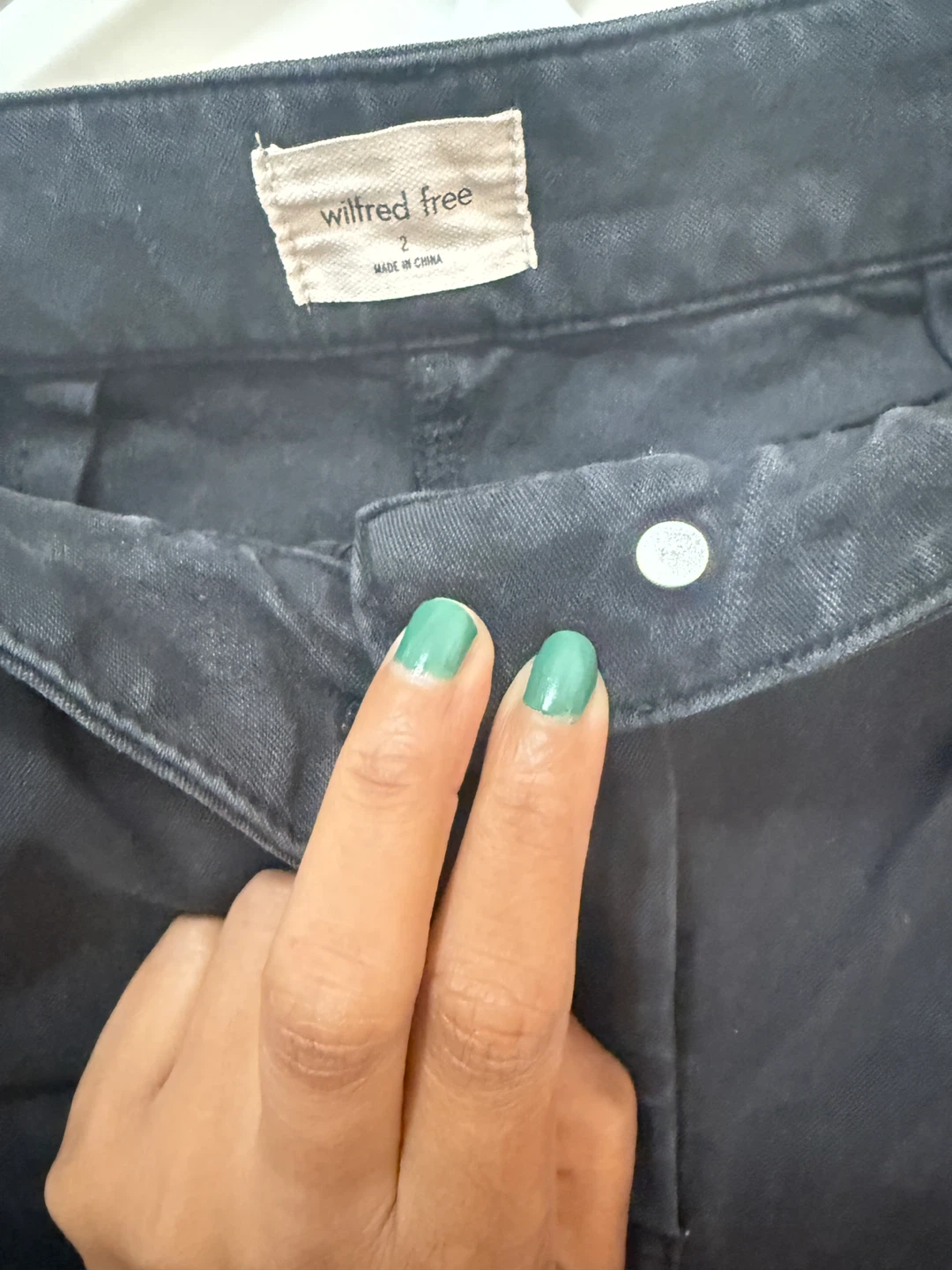 Wilfred Free Black Pants - Size 2 - photo 2