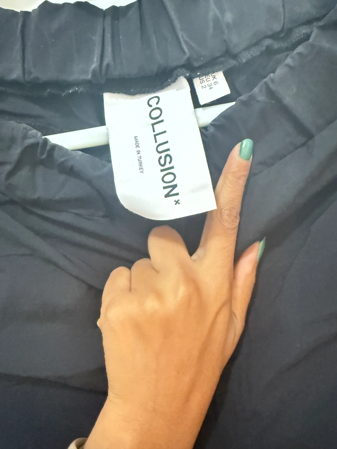 Collusion Black Pants - Size 6 - photo 2