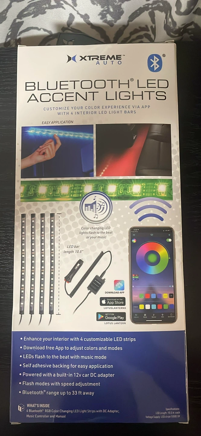 New Xtreme Auto Bluetooth LED Accent Lights - photo 2