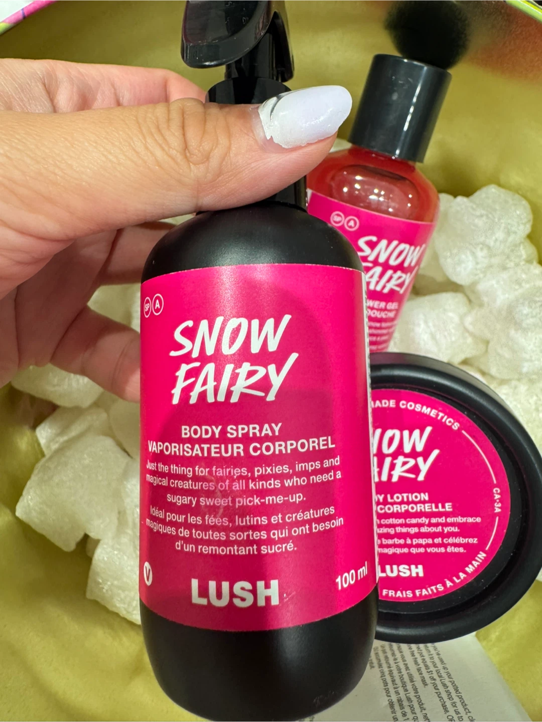 Lush Snow Fairy Set (Body Spray, Gel, Lotion) - photo 4