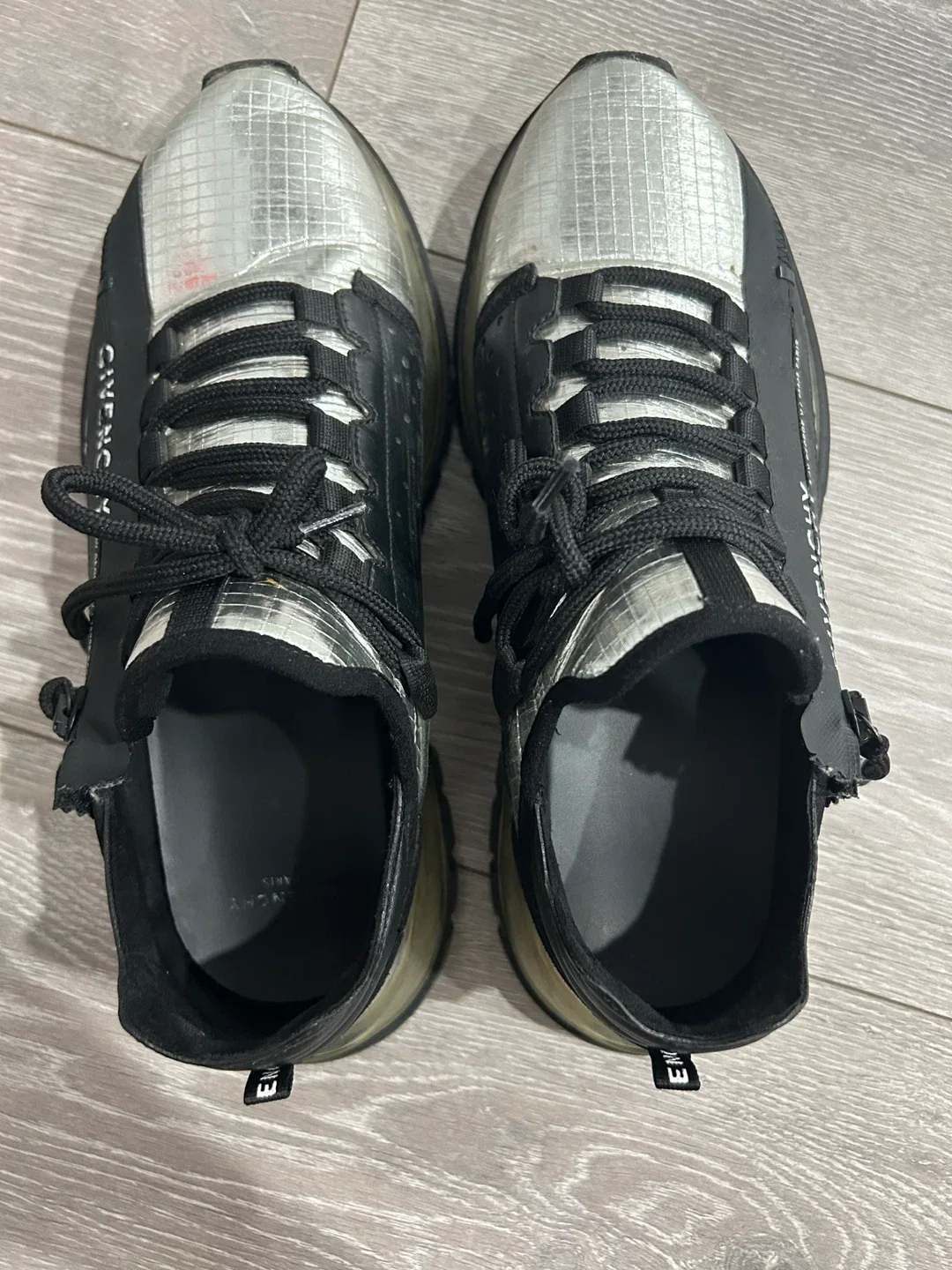 Givenchy Silver & Black Sneakers image indicator(3)