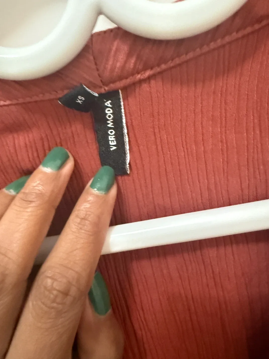 Vero Moda XS Wrap Dress - Rust Colour image indicator(2)