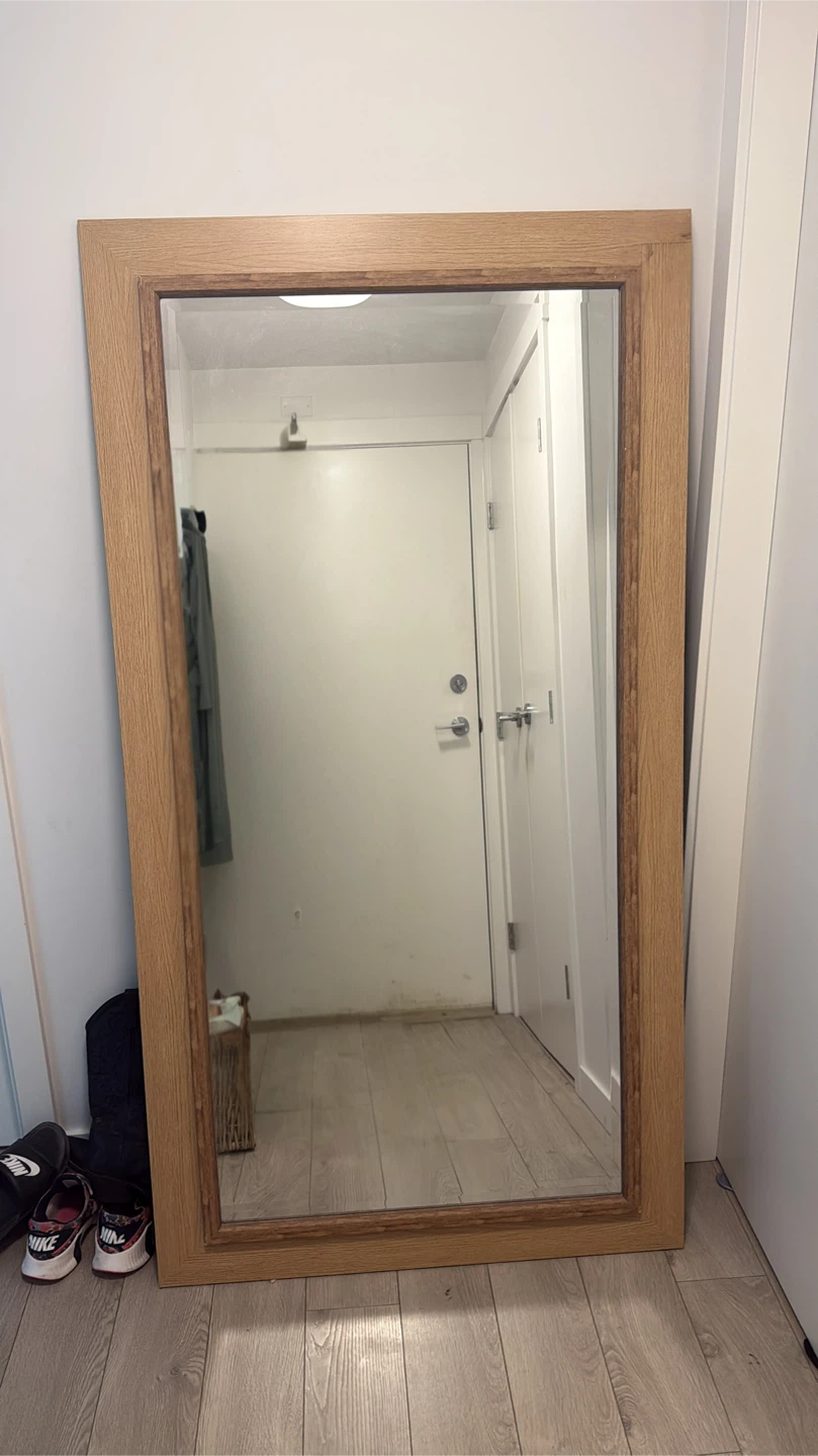 Wooden Framed Mirror