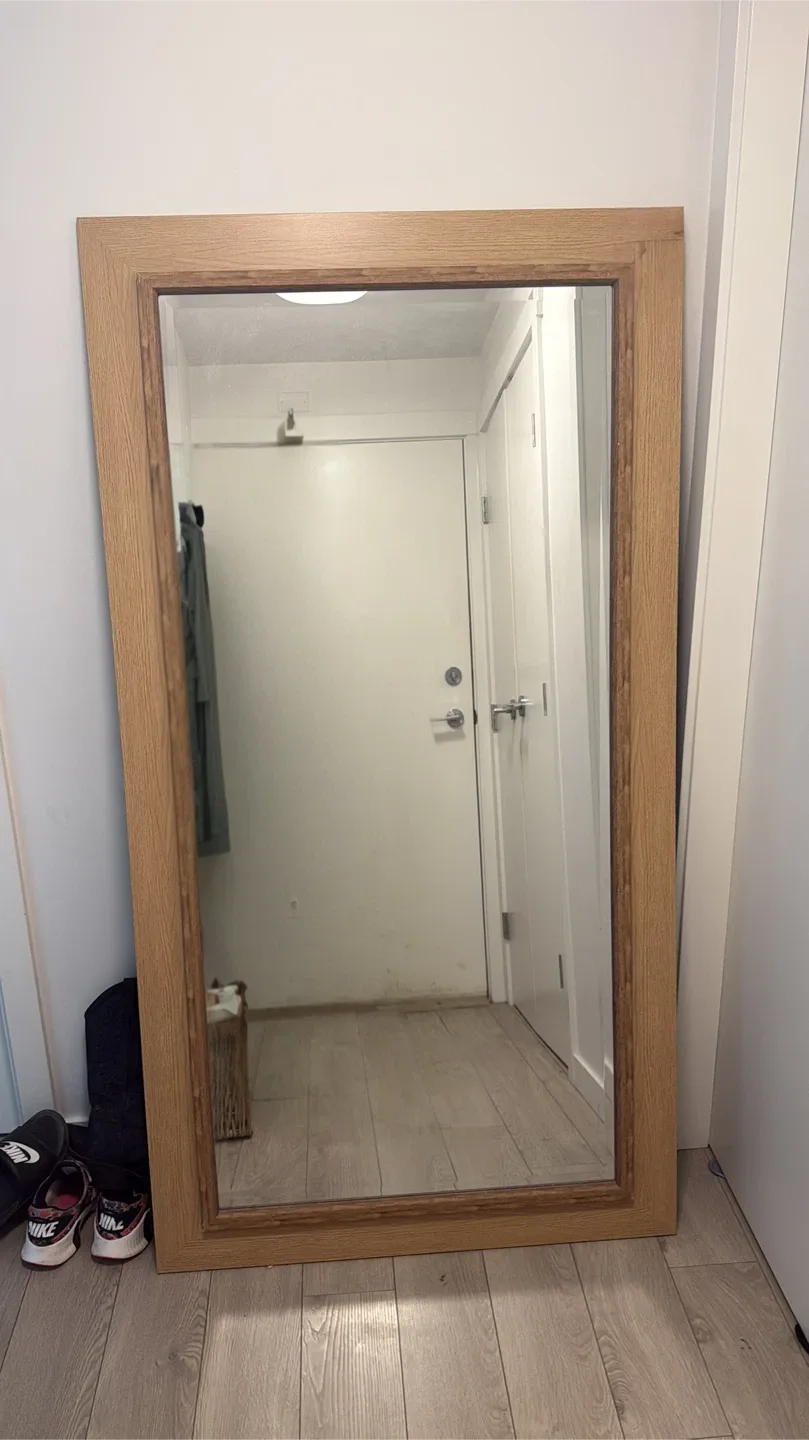 Wooden Framed Mirror thumbnail