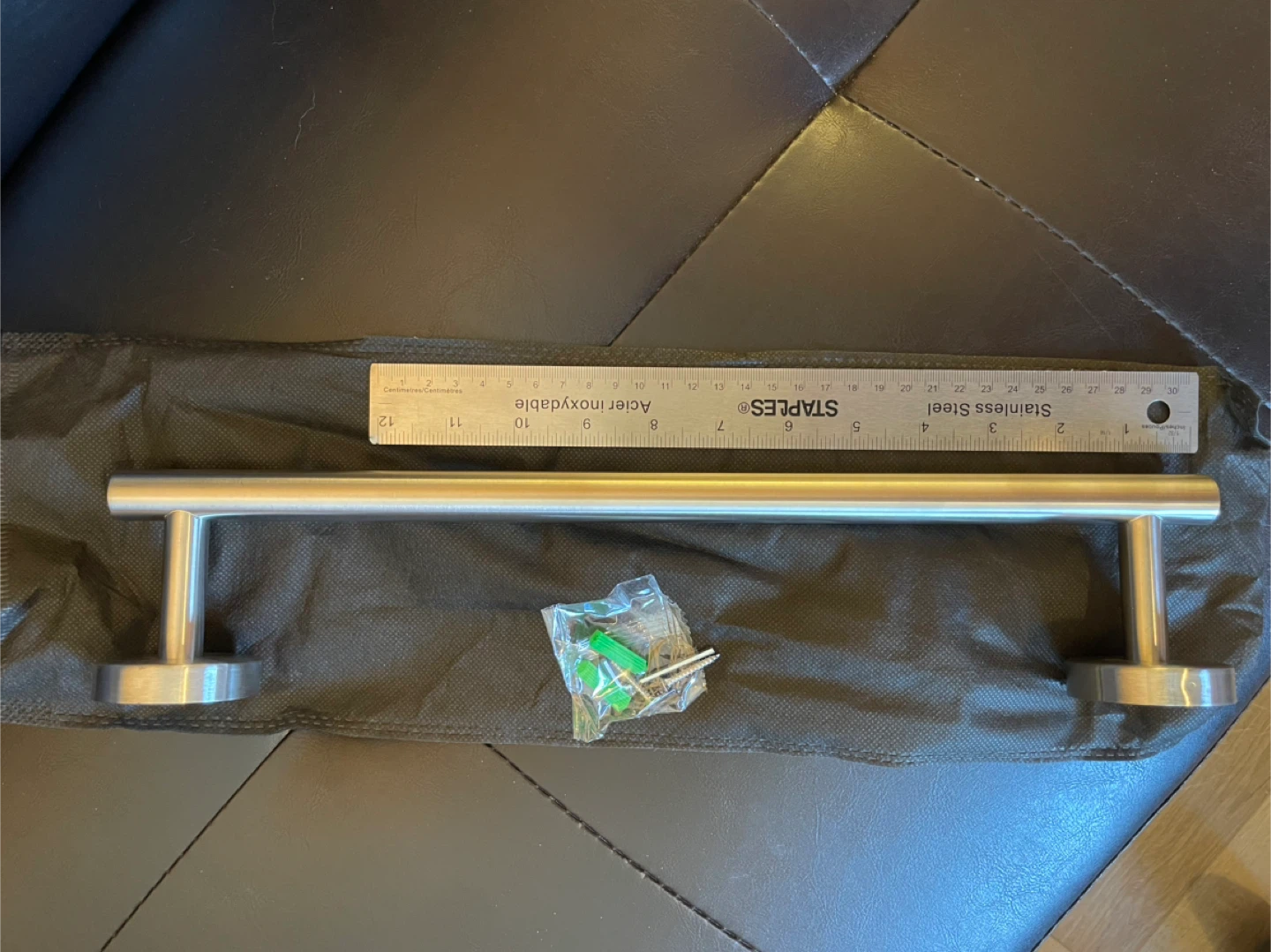 Silver Towel Bar - photo 2