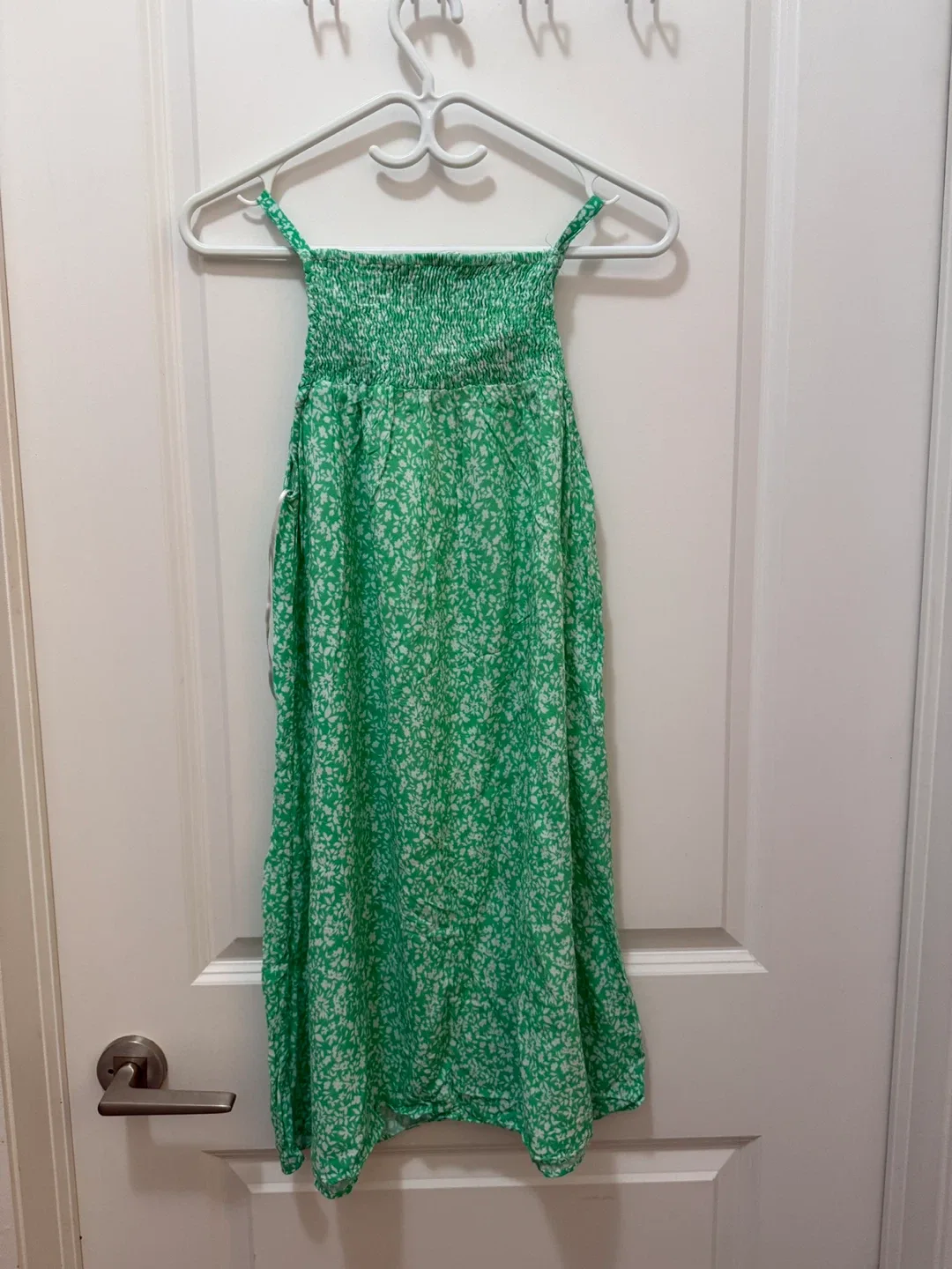 Zara Green Floral Dress - Size S thumbnail