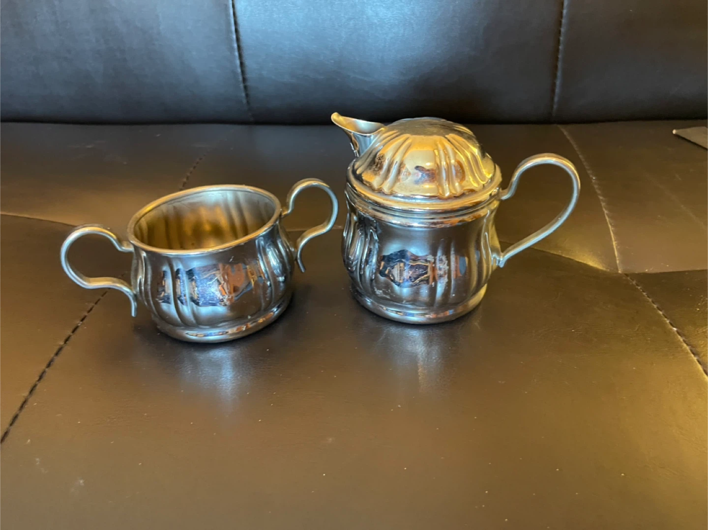 Vintage Creamer and Sugar Bowl Set