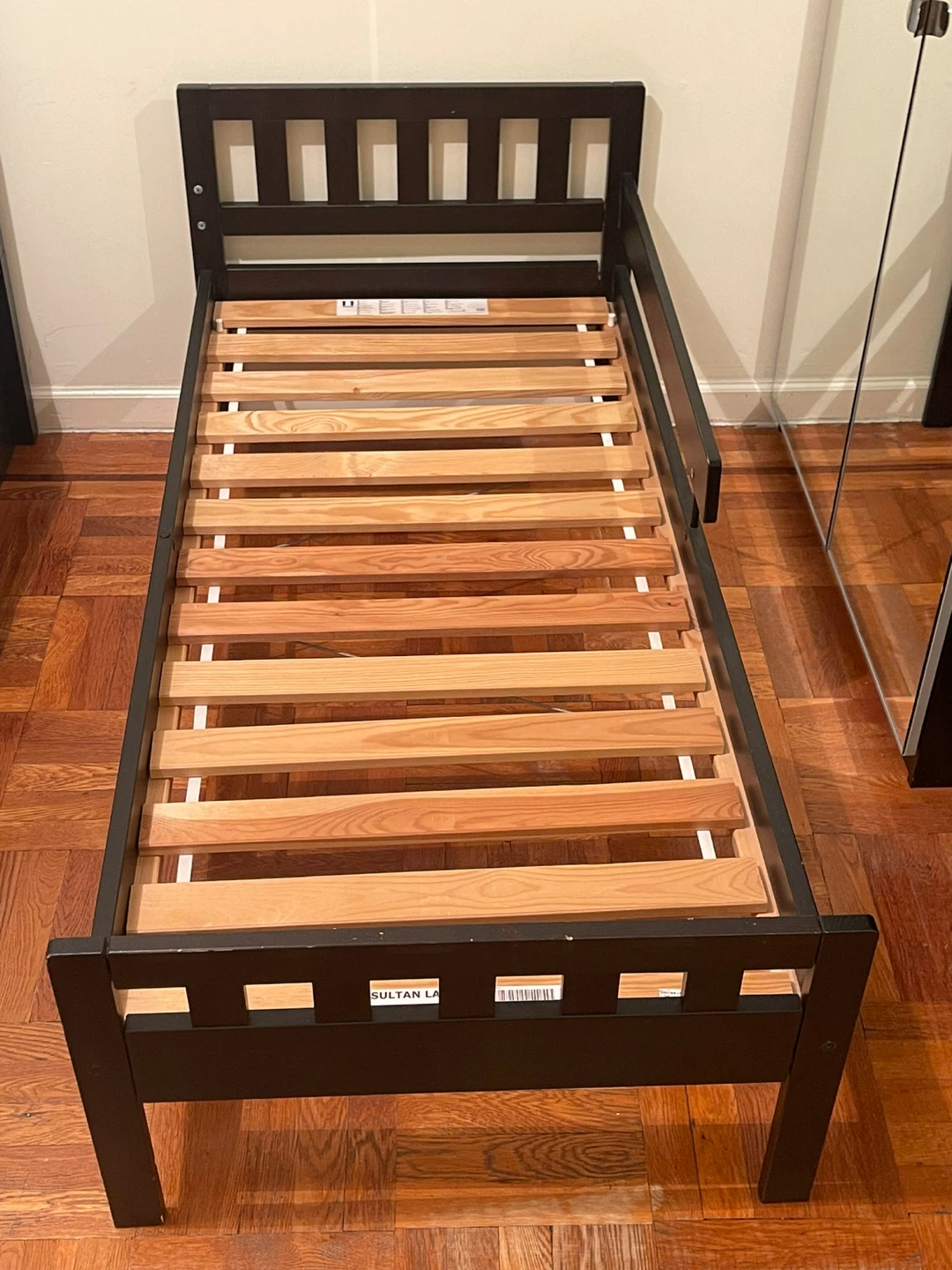 IKEA SULTAN LADE Bed Frame with Slatted bed base & Foam mattress - photo 3