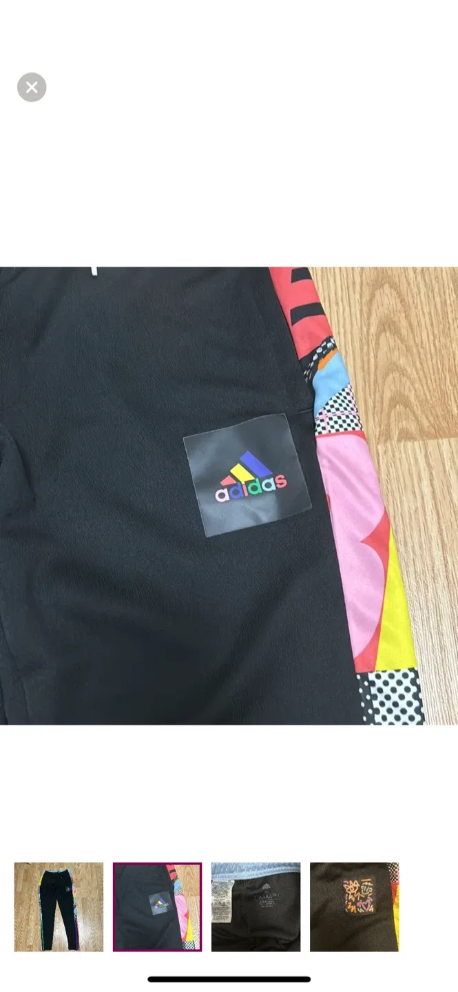 Adidas Marimekko Black Track Pants - Size XS image indicator(2)