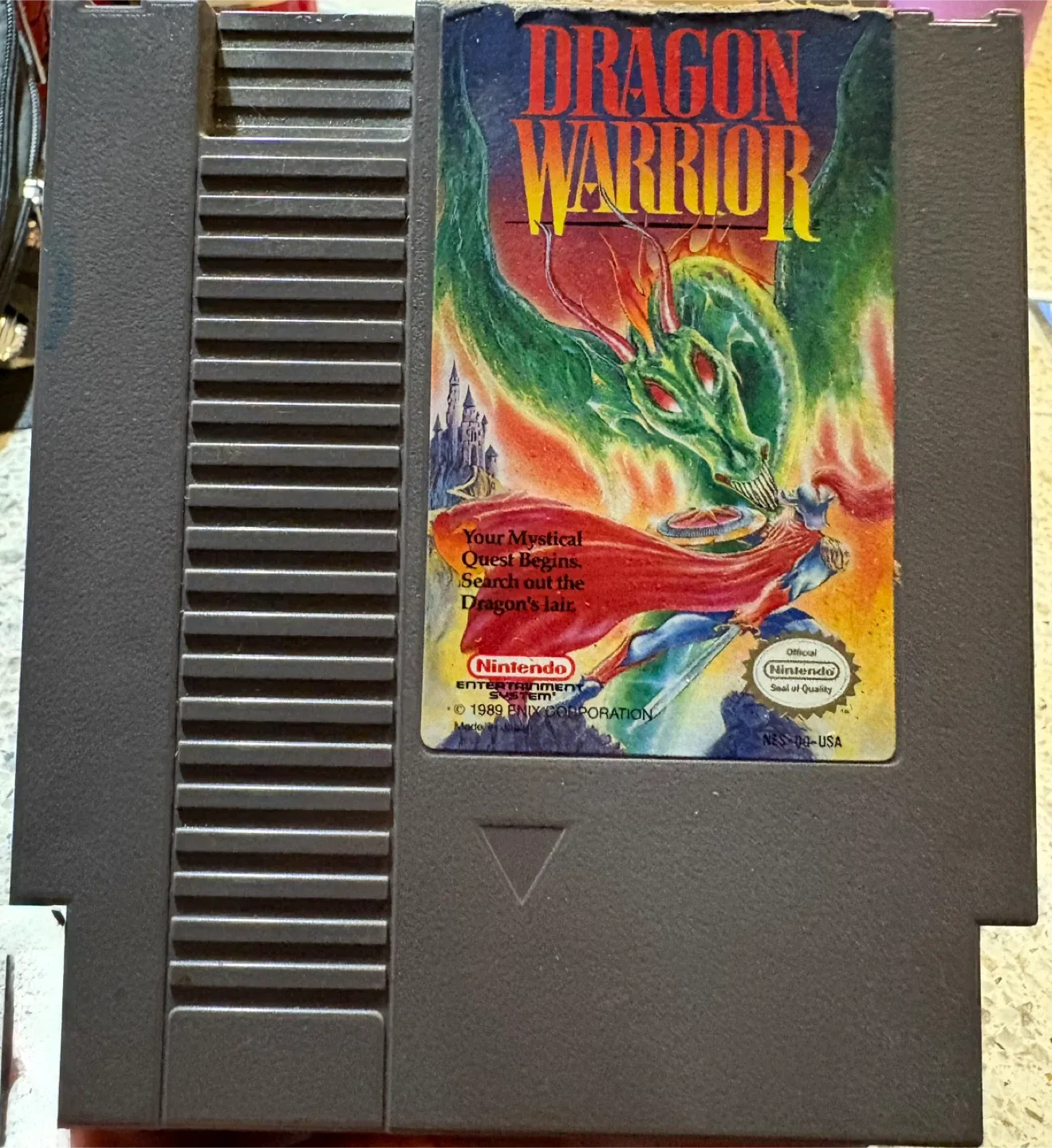 Dragon Warrior NES Game Cartridge thumbnail