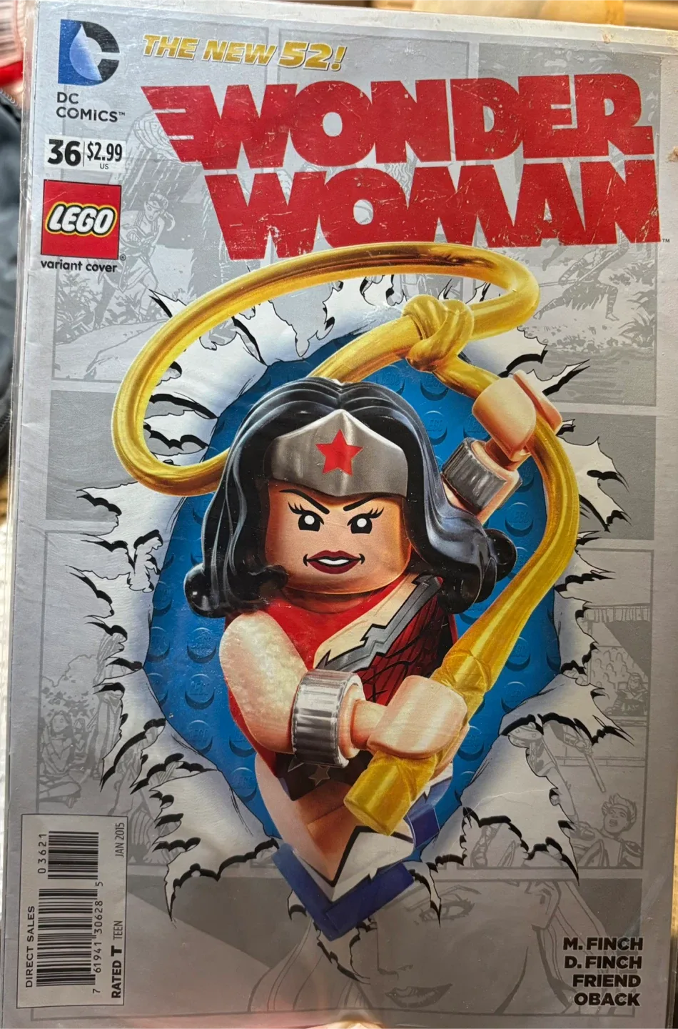 Wonder Woman #36 LEGO Variant Cover thumbnail