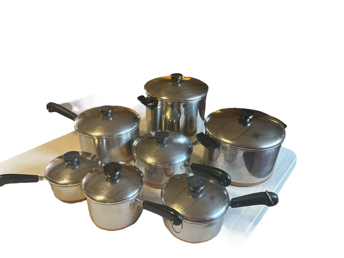 Revere Ware Stainless Steel Cookware Set image indicator(3)