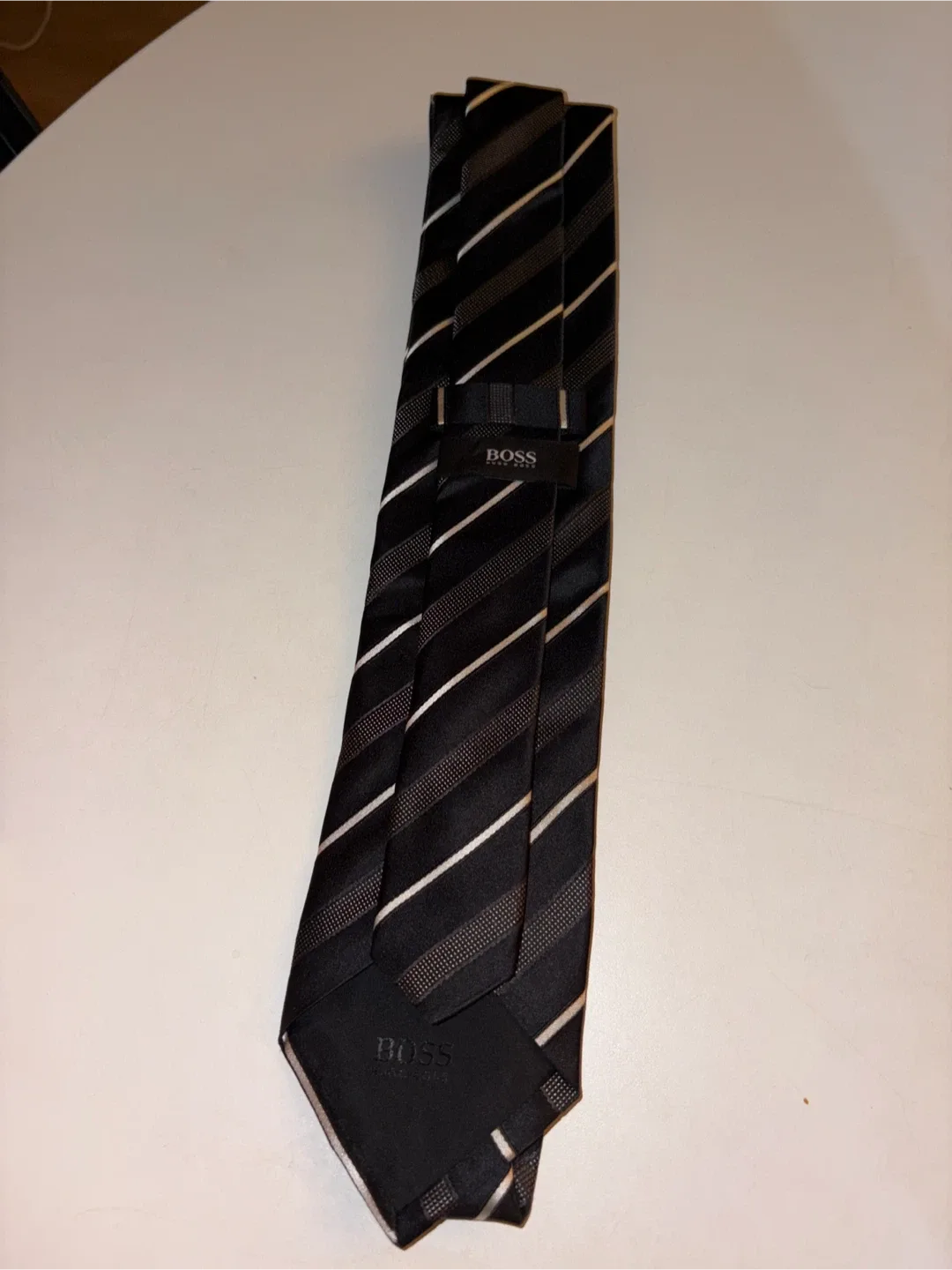 Hugo Boss Black Striped Tie thumbnail