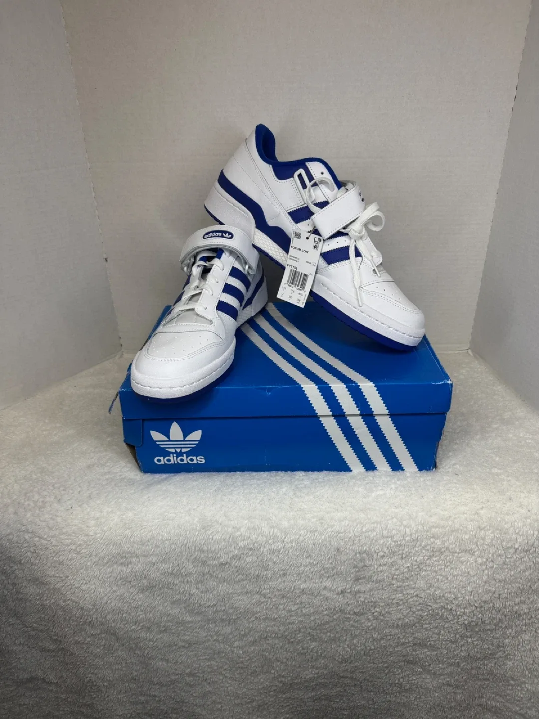 Adidas Forum Low White/Blue Shoes thumbnail