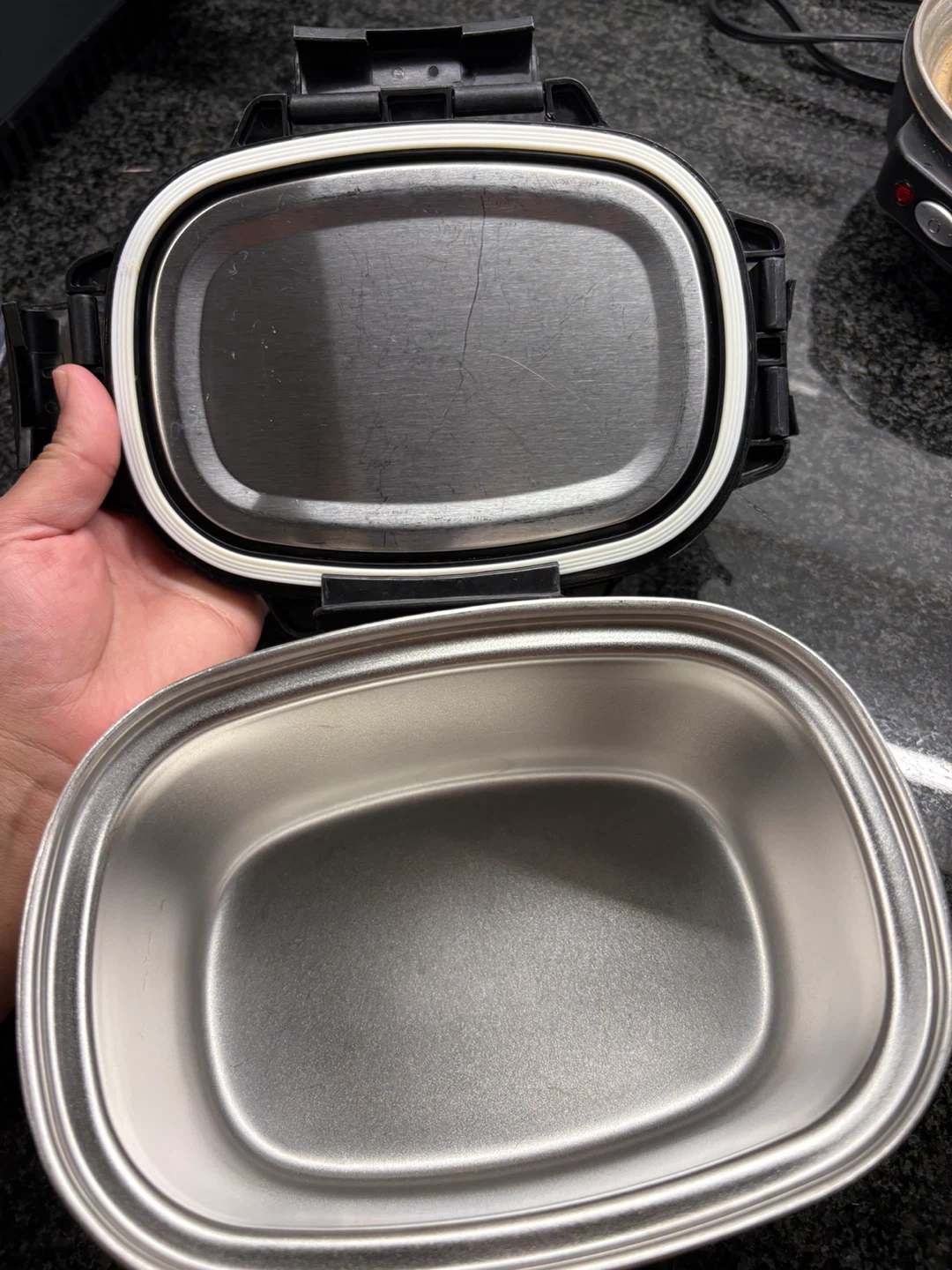 Insulated lunch box stainless steel - photo 4