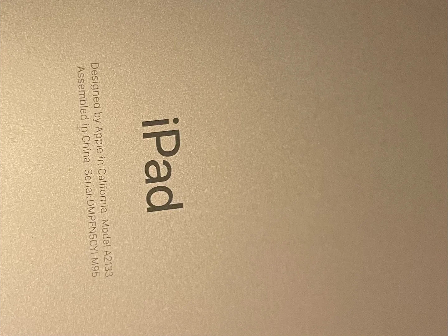 iPad mini 5. Damaged Screen image indicator(2)