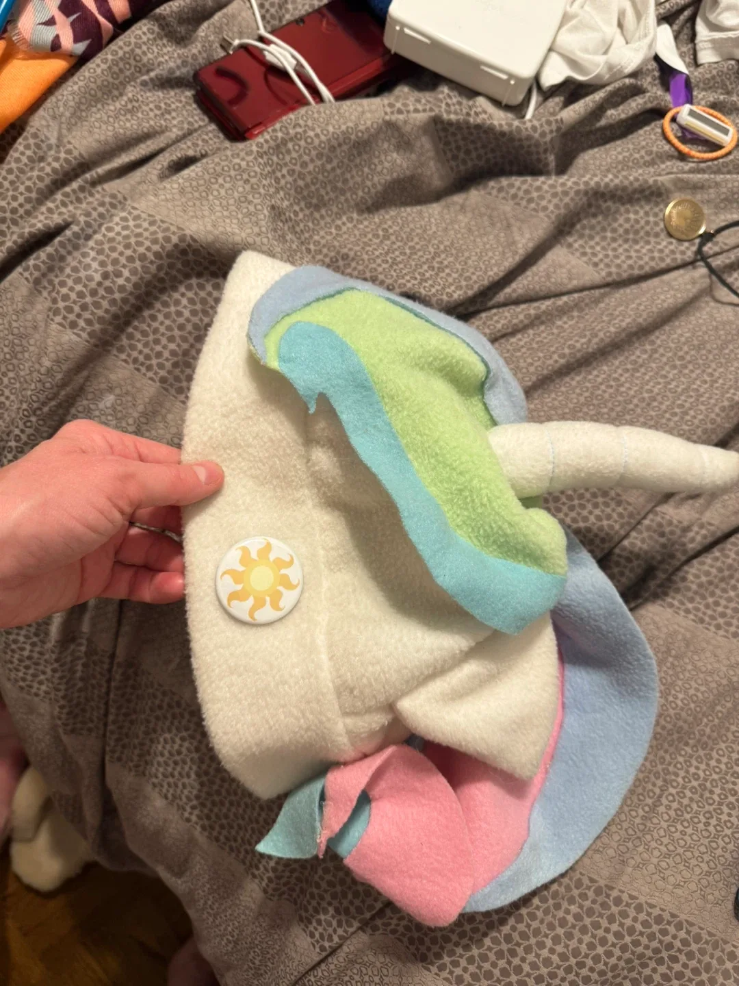 Rainbow Unicorn Plush Hat image indicator(3)