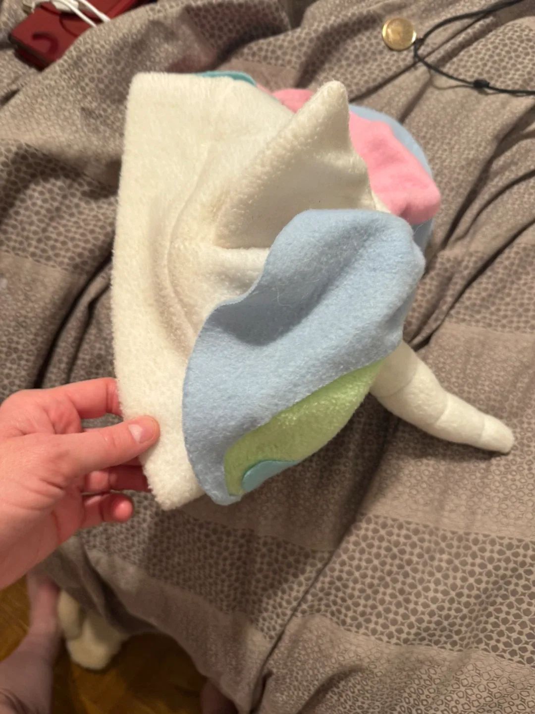 Rainbow Unicorn Plush Hat image indicator(5)