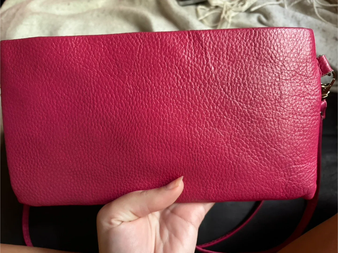 Tory Burch Red Leather Crossbody Bag image indicator(2)