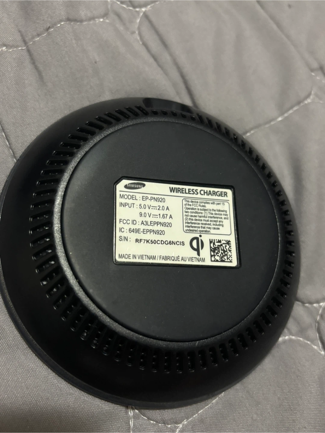 Samsung EP-PN920 Wireless Charger - photo 2