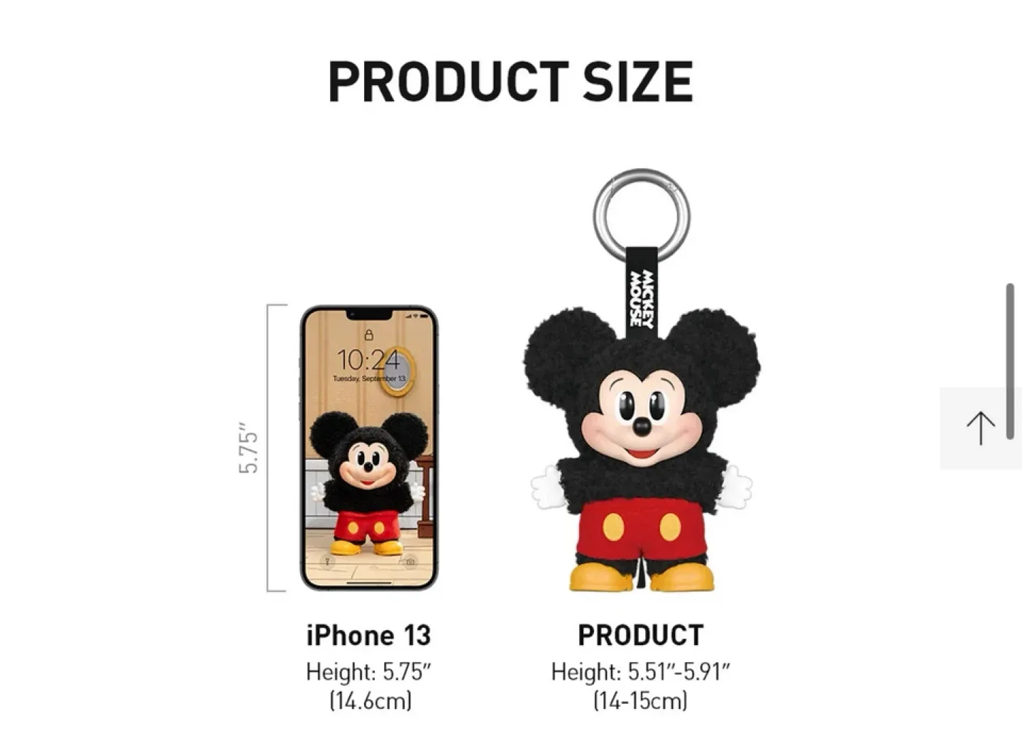 Pop Mart Disney Mickey Mouse Keychain thumbnail