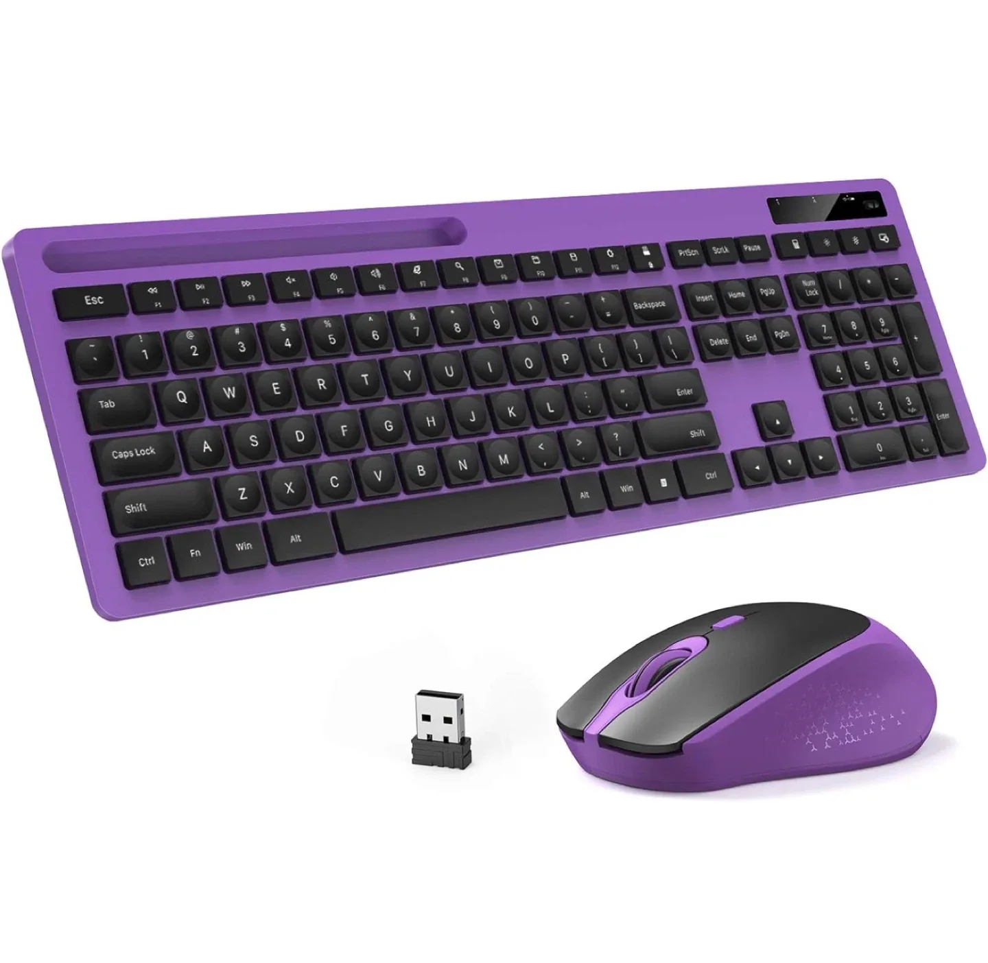 Purple Wireless Keyboard and Mouse Combo thumbnail