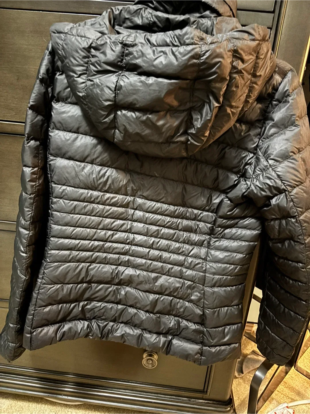 Geox Respira Black Puffer Jacket - Size S (US 8) image indicator(2)