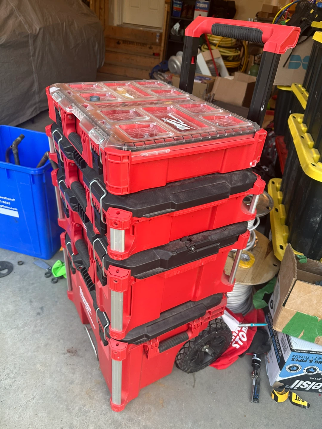Milwaukee Packout Rolling Tool Box - photo 3