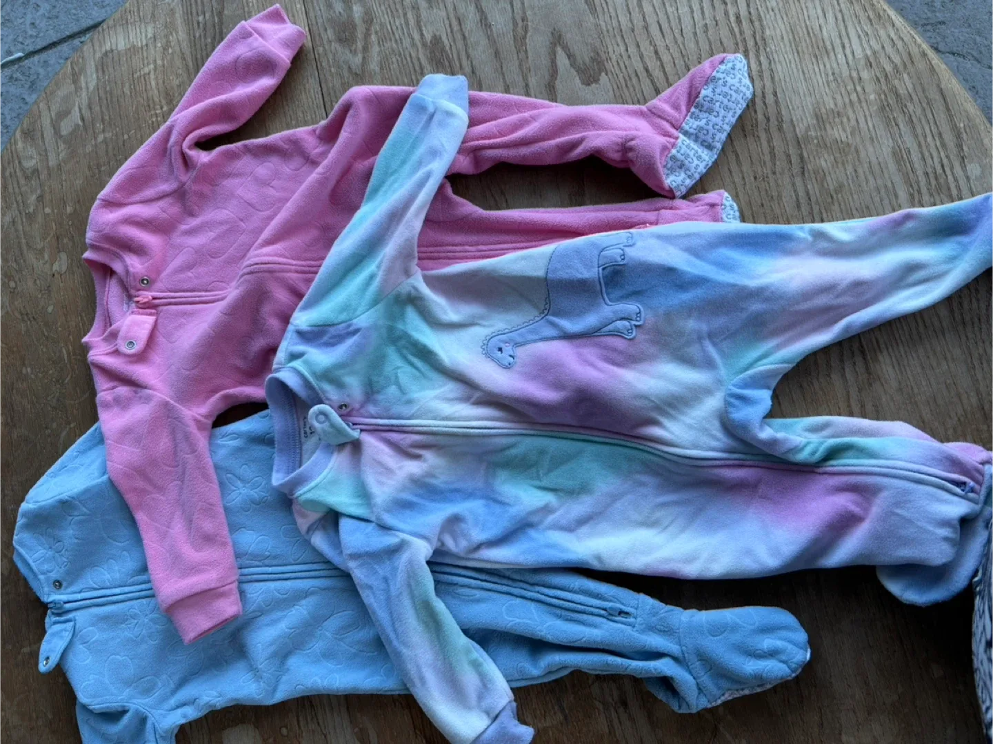 Carter's Size 12 m Footed Pajamas - 3 Pack thumbnail