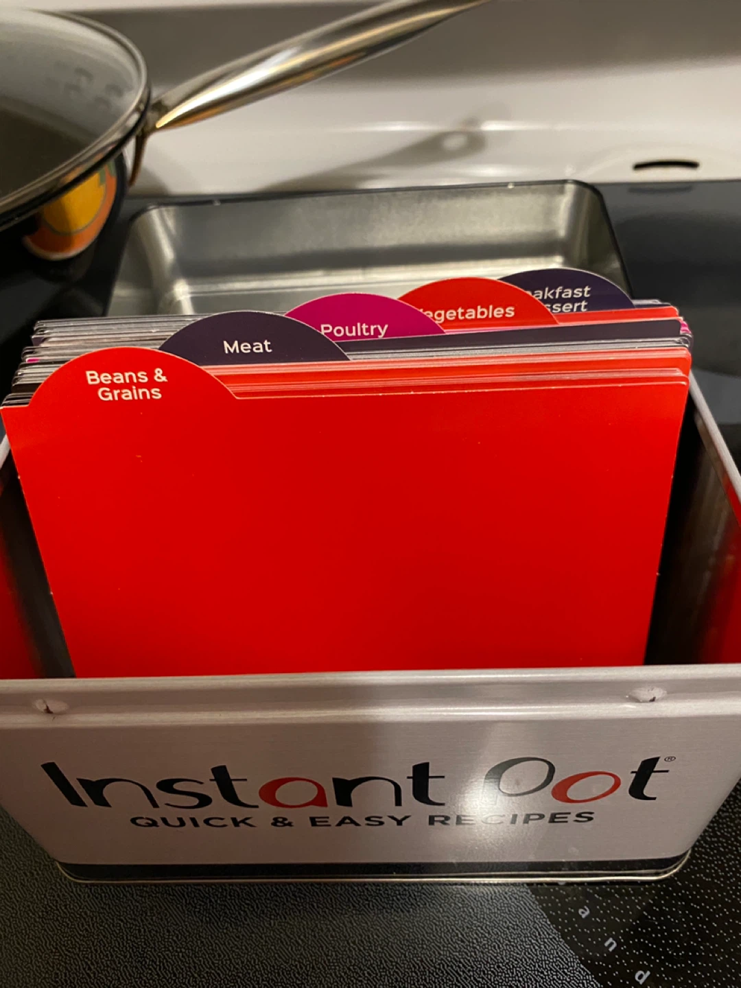 Instant Pot Quick & Easy Recipes Card Collection Tin - photo 2