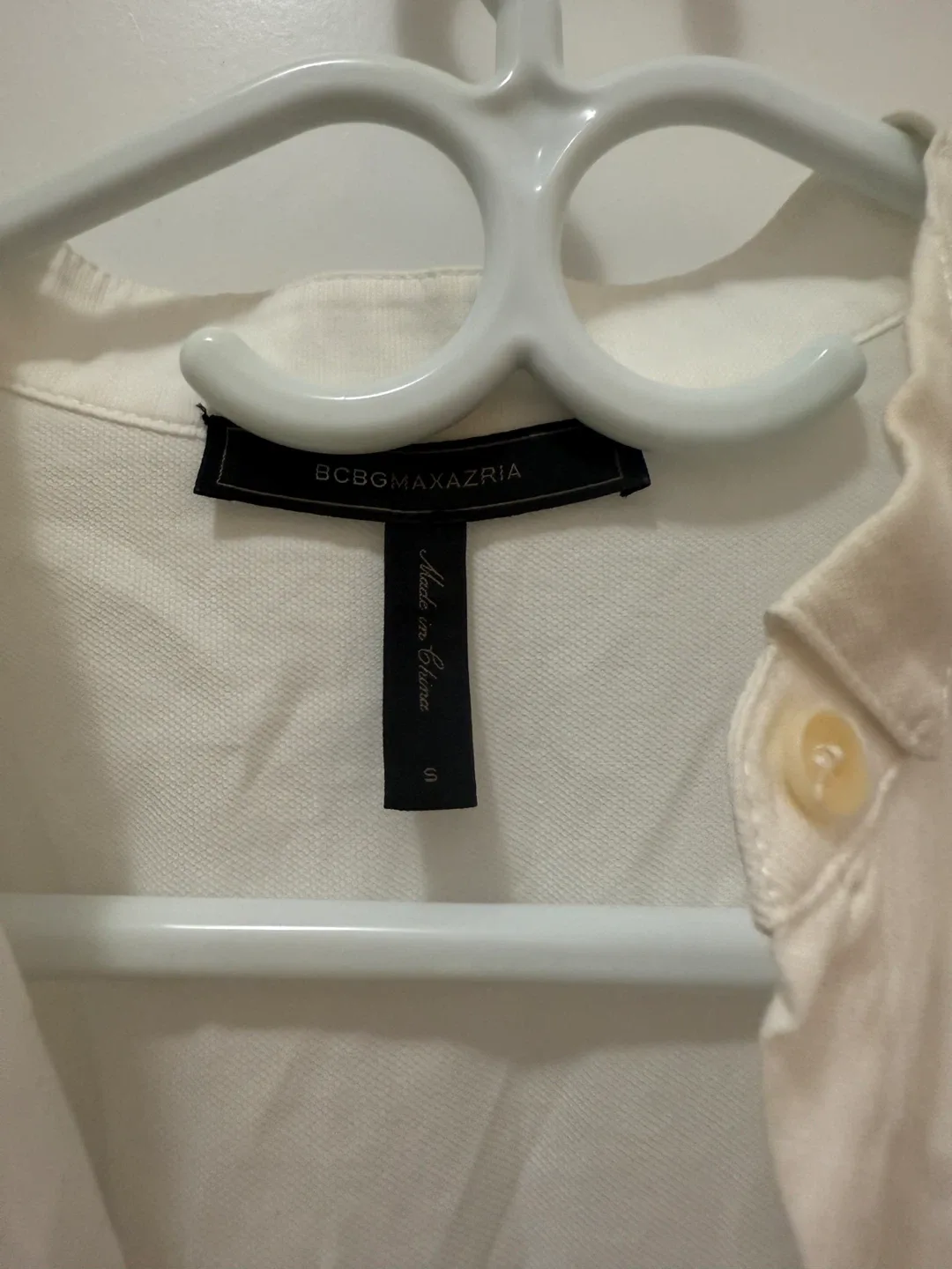 BCBGMAXAZRIA White dress Size S image indicator(2)