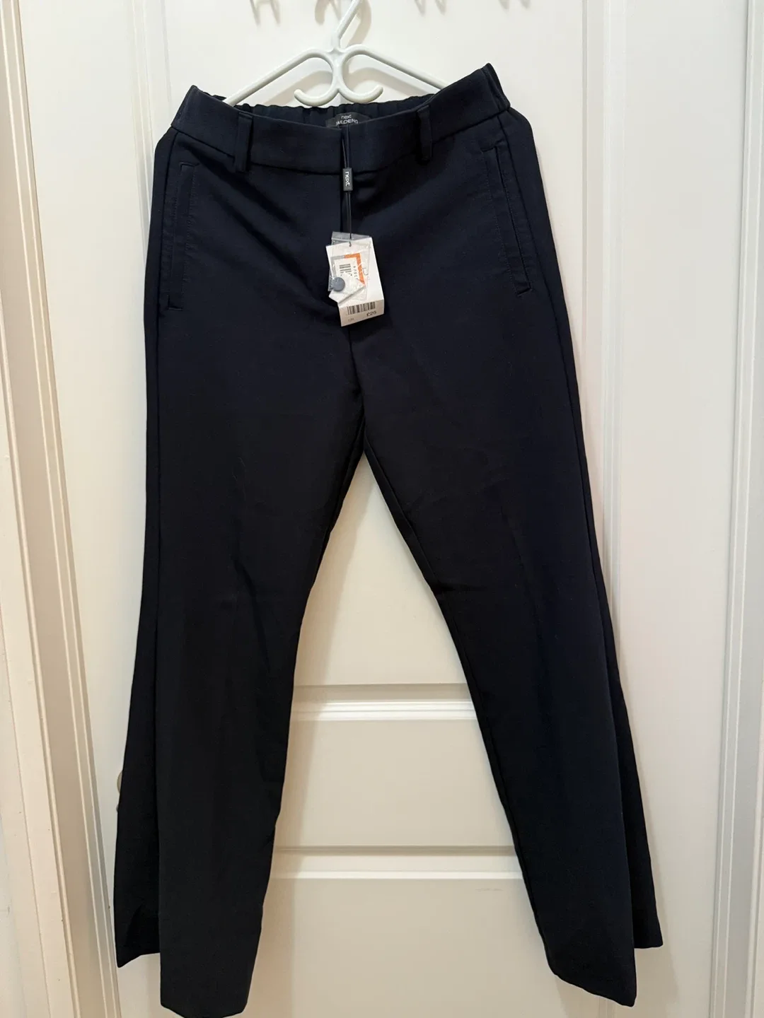 New Massimo Dutti Navy Blue Trousers - Size 12 thumbnail