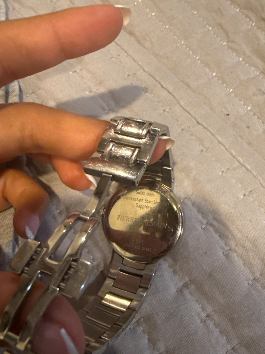 Pierre Balmain Silver Wristwatch - photo 3
