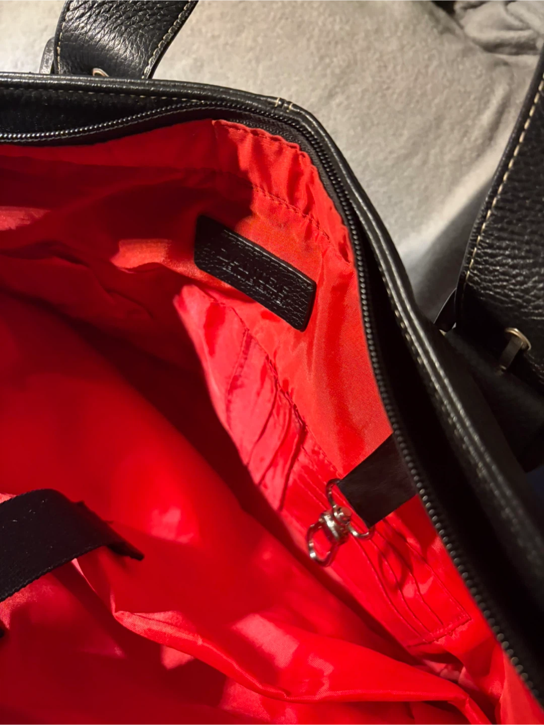 Danier Leather - Black Leather laptop Tote Bag - photo 5