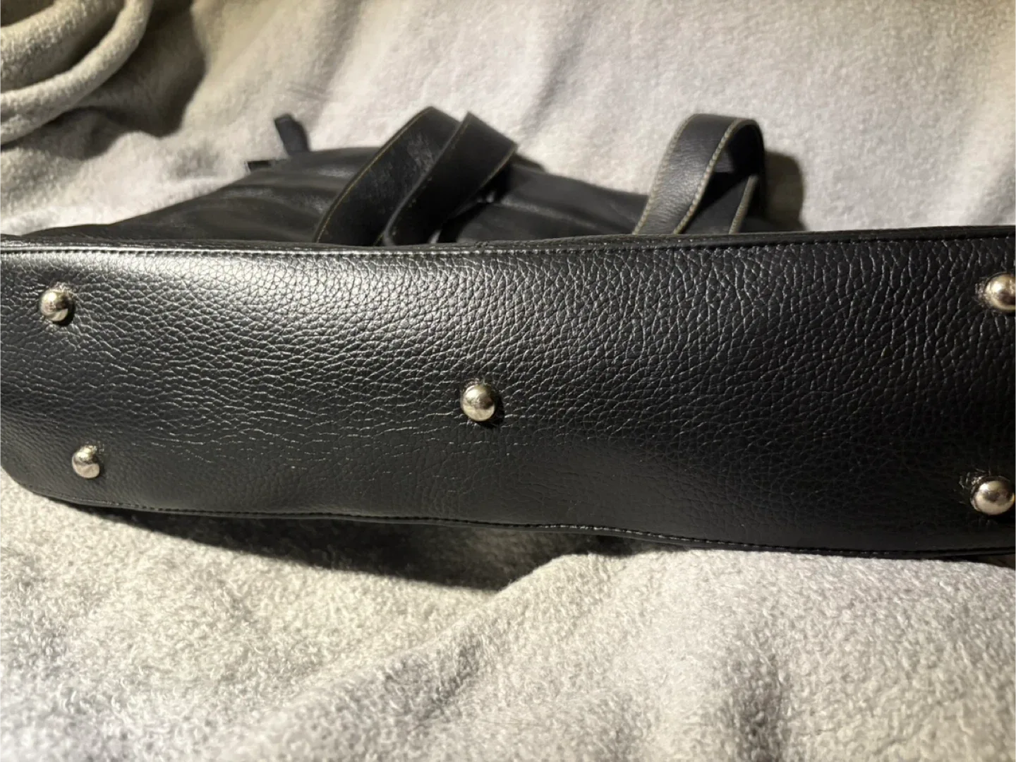 Danier Leather - Black Leather laptop Tote Bag image indicator(3)