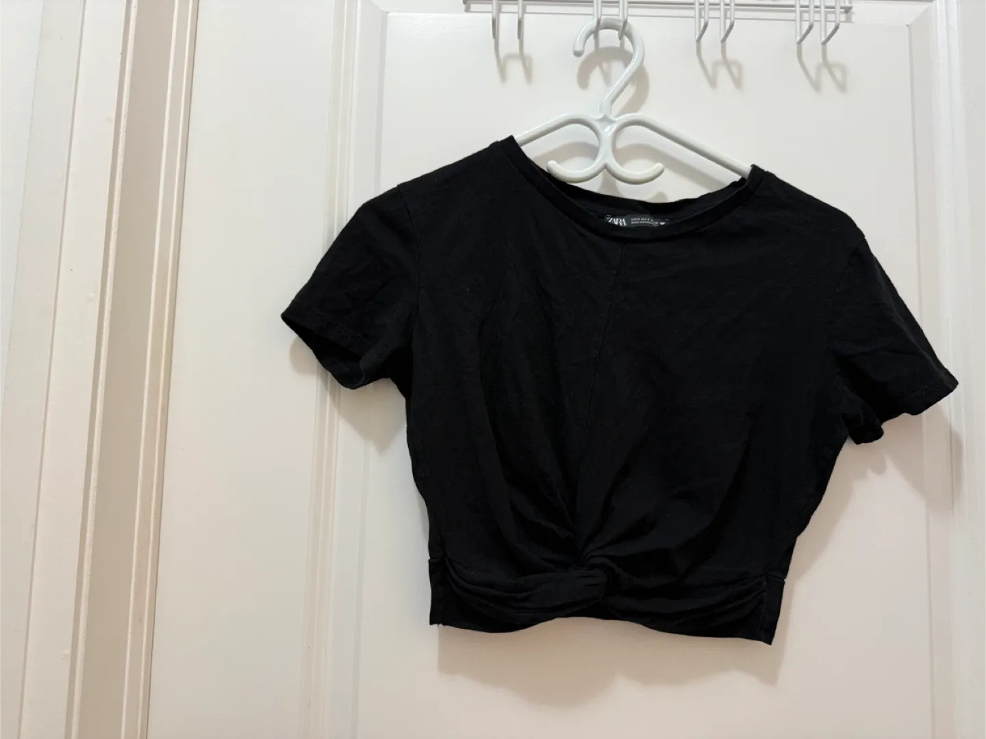 Zara Black T-Shirt - Size S thumbnail