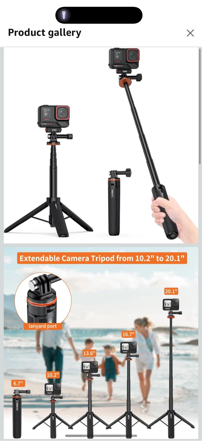 Phone/GoPro Extension Tripod – Unopened, $30 (Orig. $49) - photo 3