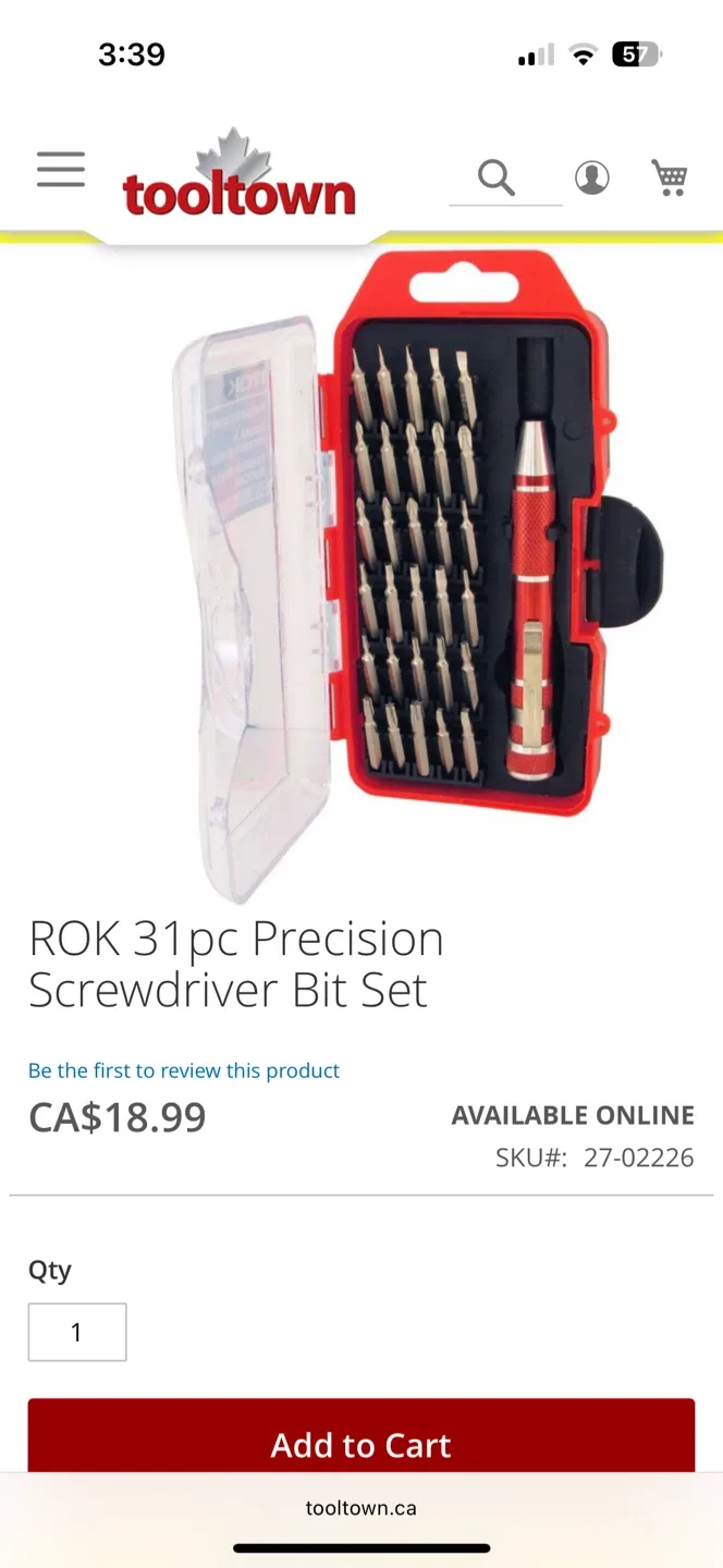 ROK 31pc Precision Screwdriver Bit Set image indicator(4)