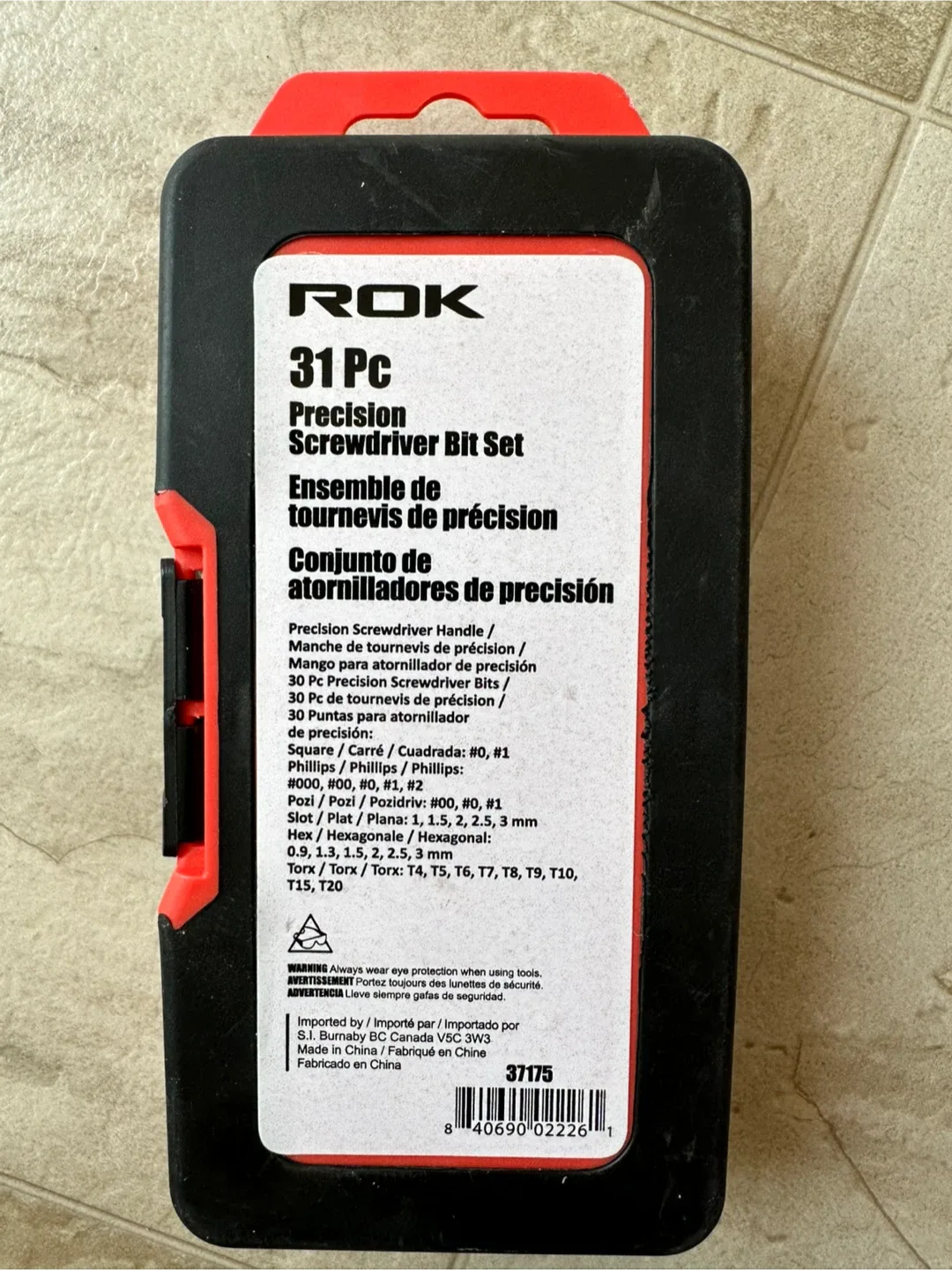 ROK 31pc Precision Screwdriver Bit Set image indicator(2)