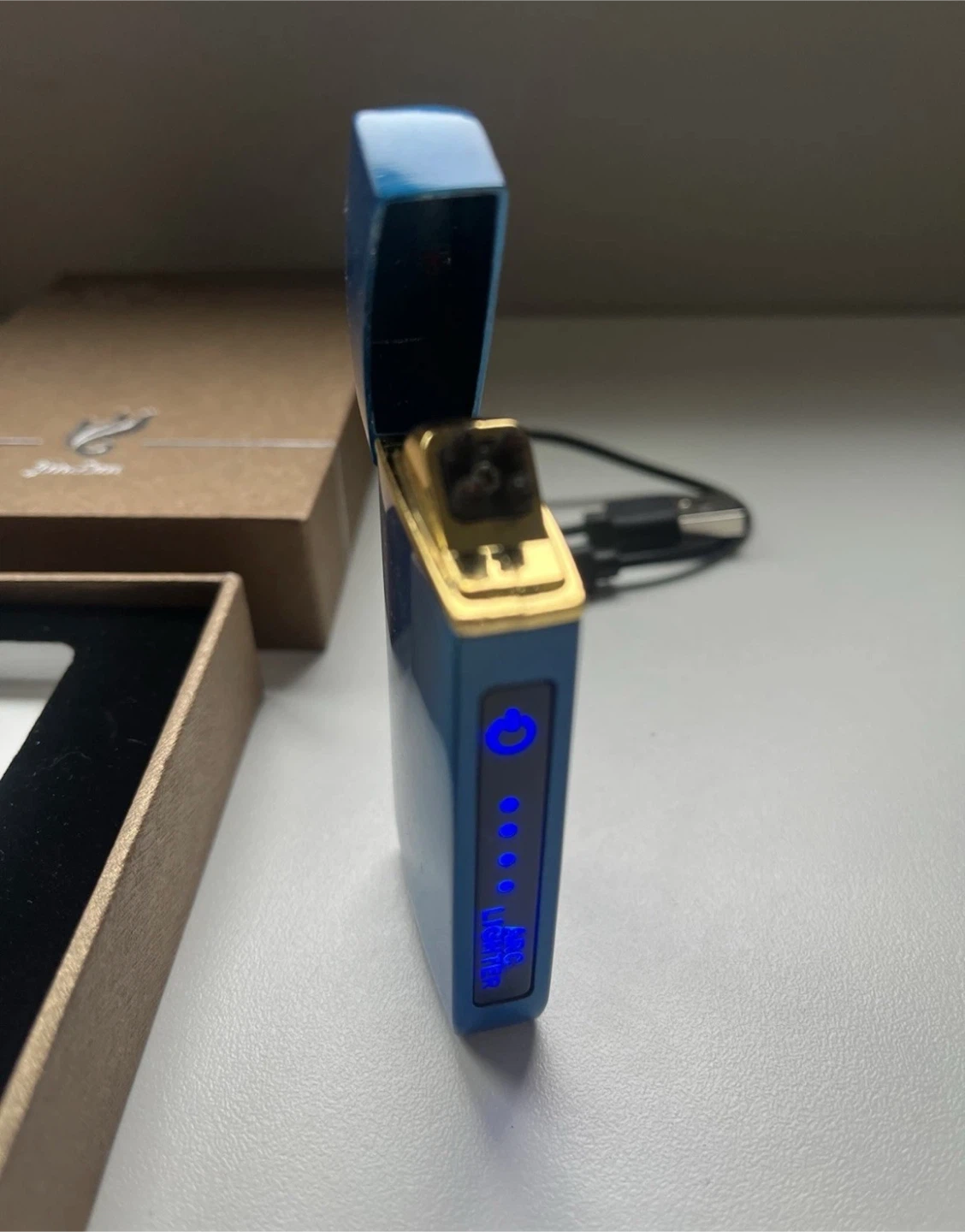 Yinxin Electric Arc Lighter - Blue - photo 3
