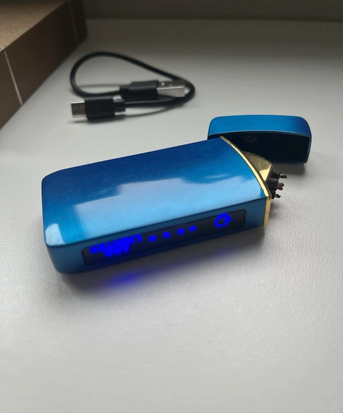 Yinxin Electric Arc Lighter - Blue - photo 2