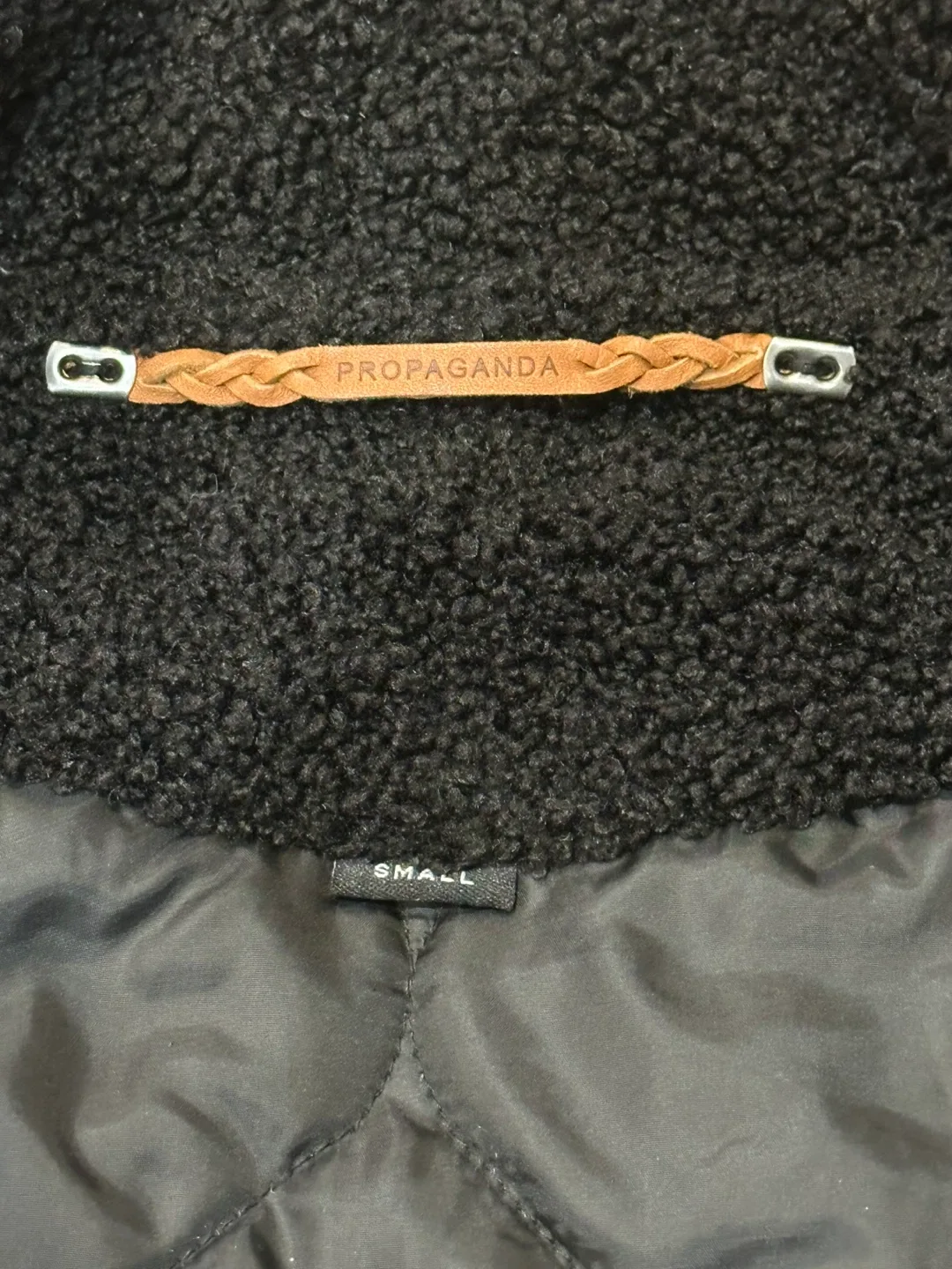 Propaganda By Plenty Teddy Jacket | Black image indicator(5)